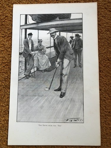 1896 piccola stampa - -, golf